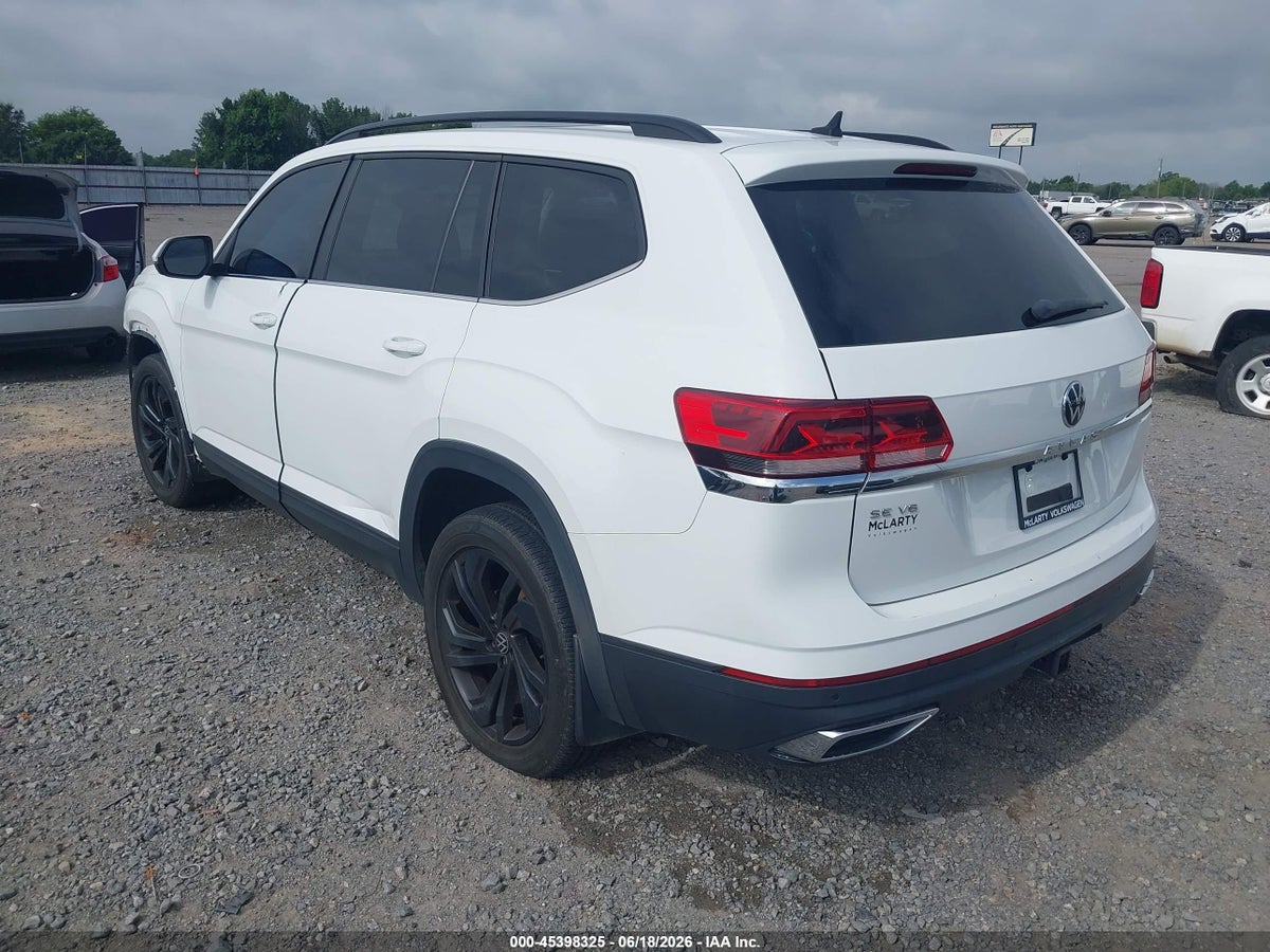 2021 VOLKSWAGEN ATLAS 3.6L V6 SE W/TECHNOLOGY — снимка 3