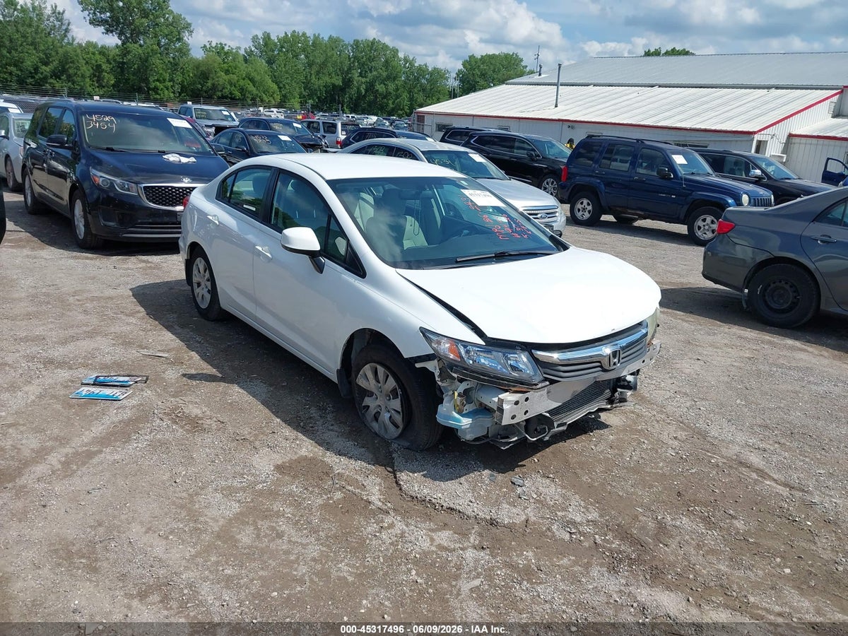 2012 HONDA CIVIC LX
