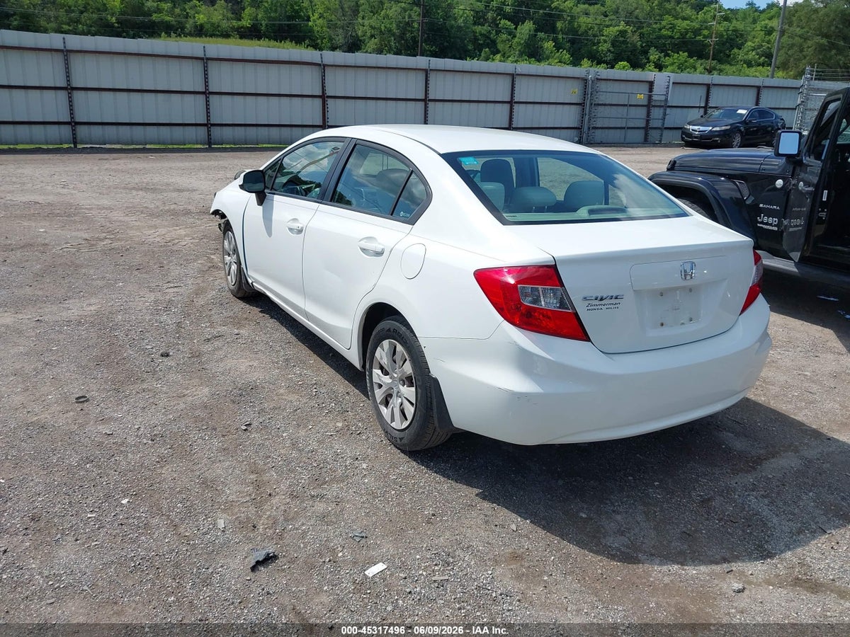 2012 HONDA CIVIC LX — снимка 3