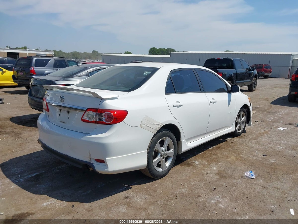 2013 TOYOTA COROLLA S — снимка 4