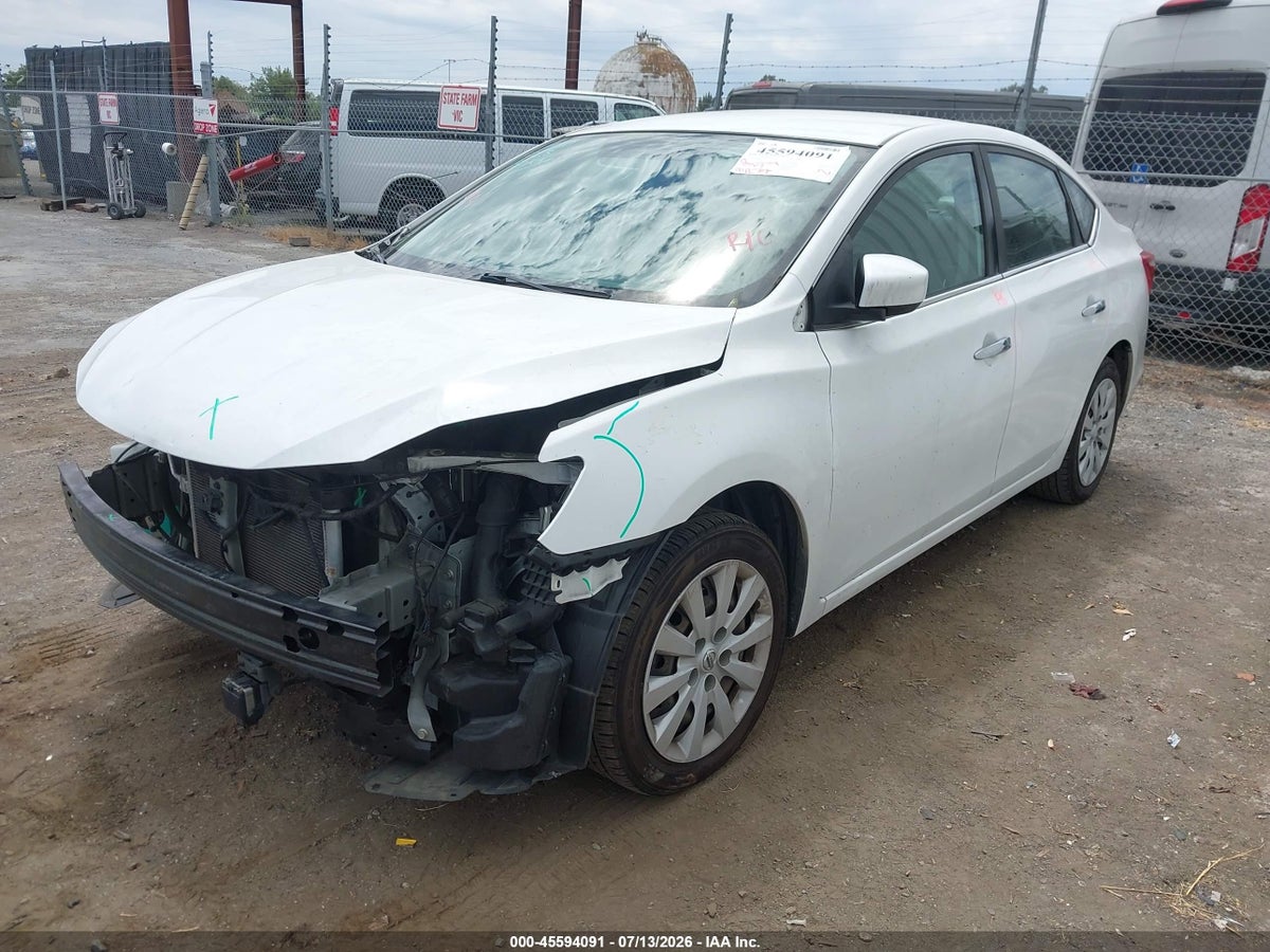 2019 NISSAN SENTRA S — снимка 2