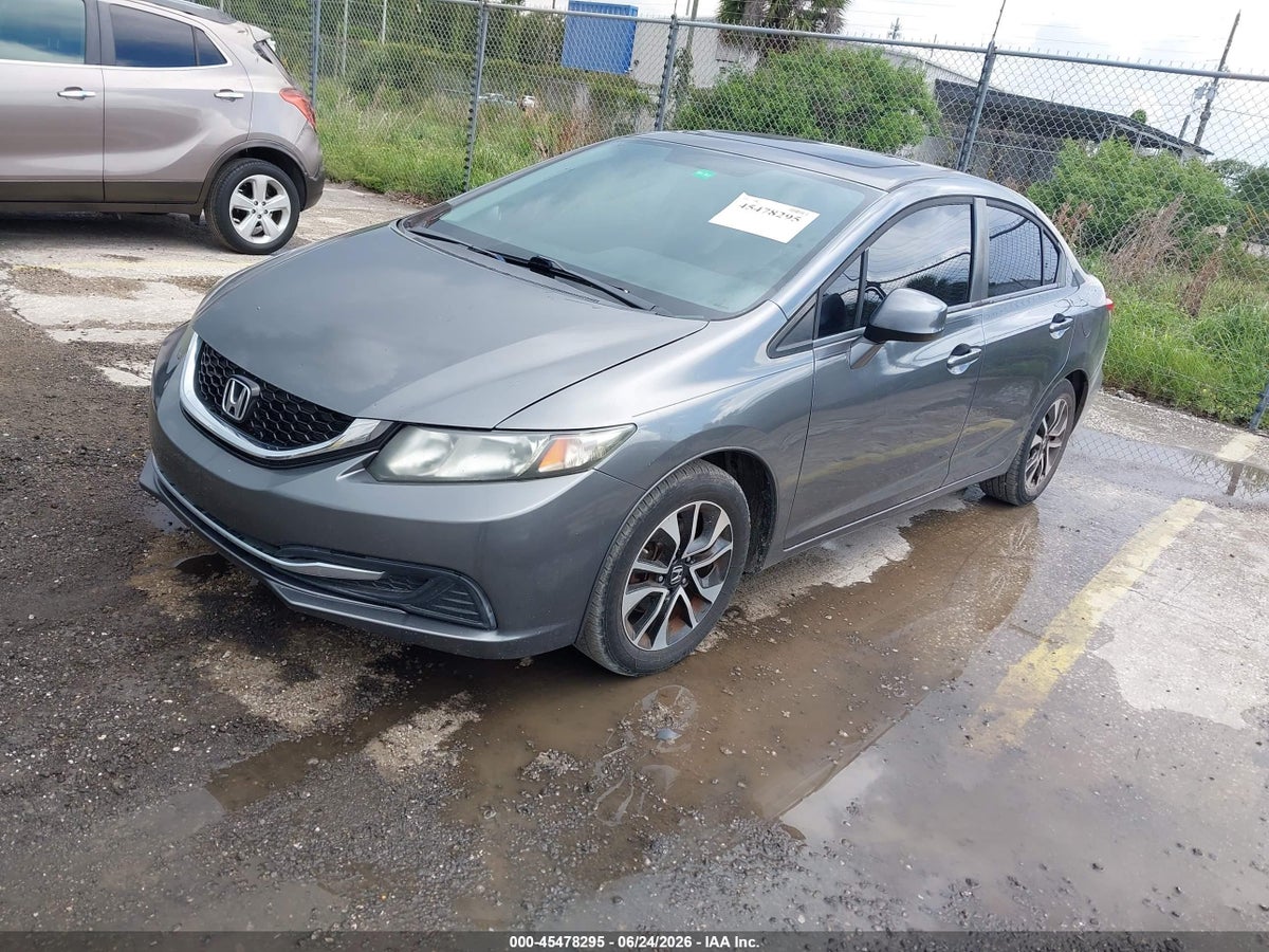 2013 HONDA CIVIC EX — снимка 2