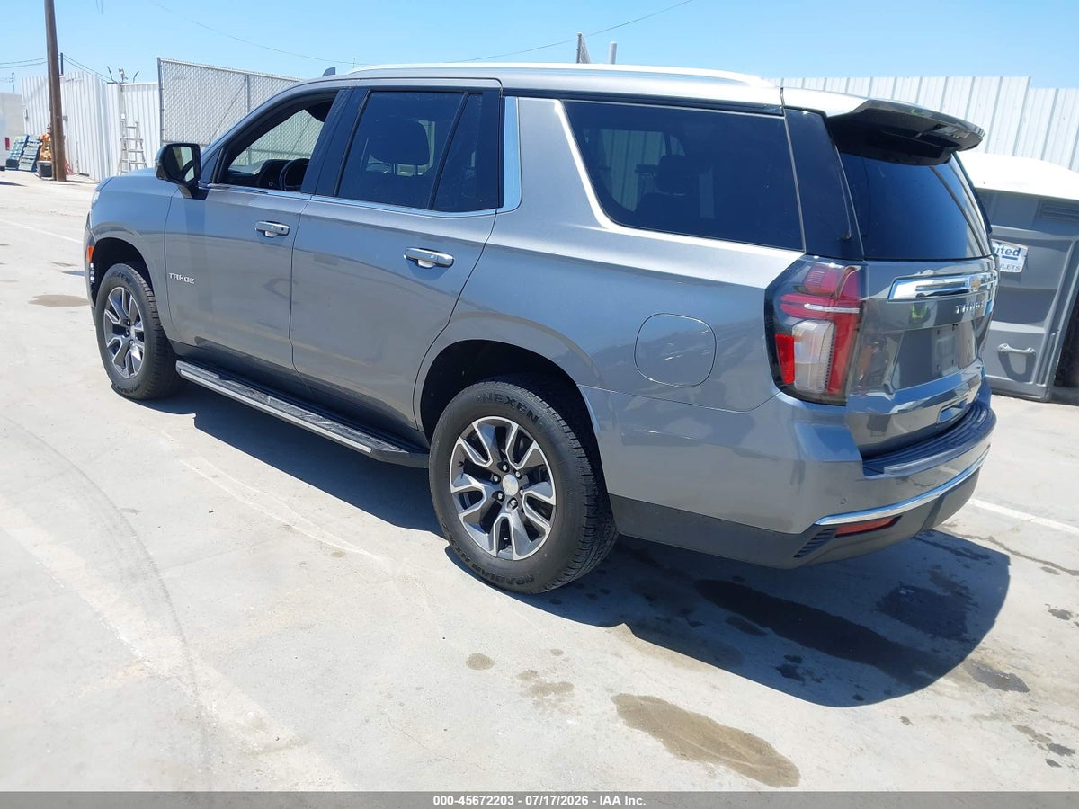 2021 CHEVROLET TAHOE 2WD LT — снимка 3