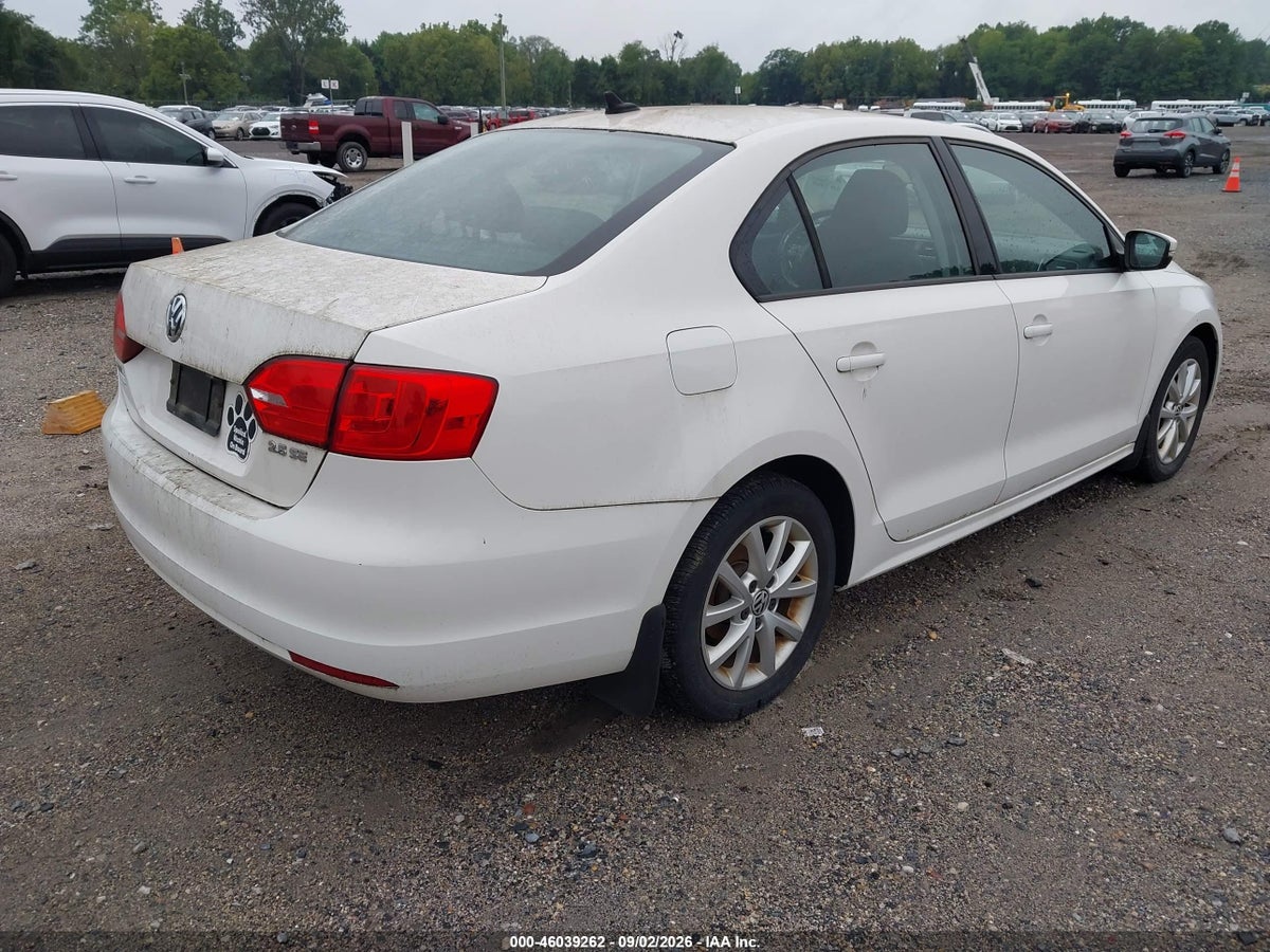 2012 VOLKSWAGEN JETTA 2.5L SE — снимка 4