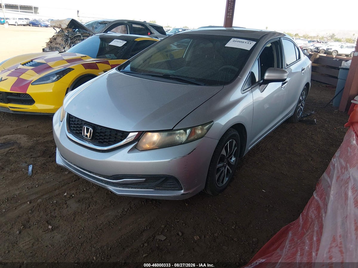 2014 HONDA CIVIC EX — снимка 2