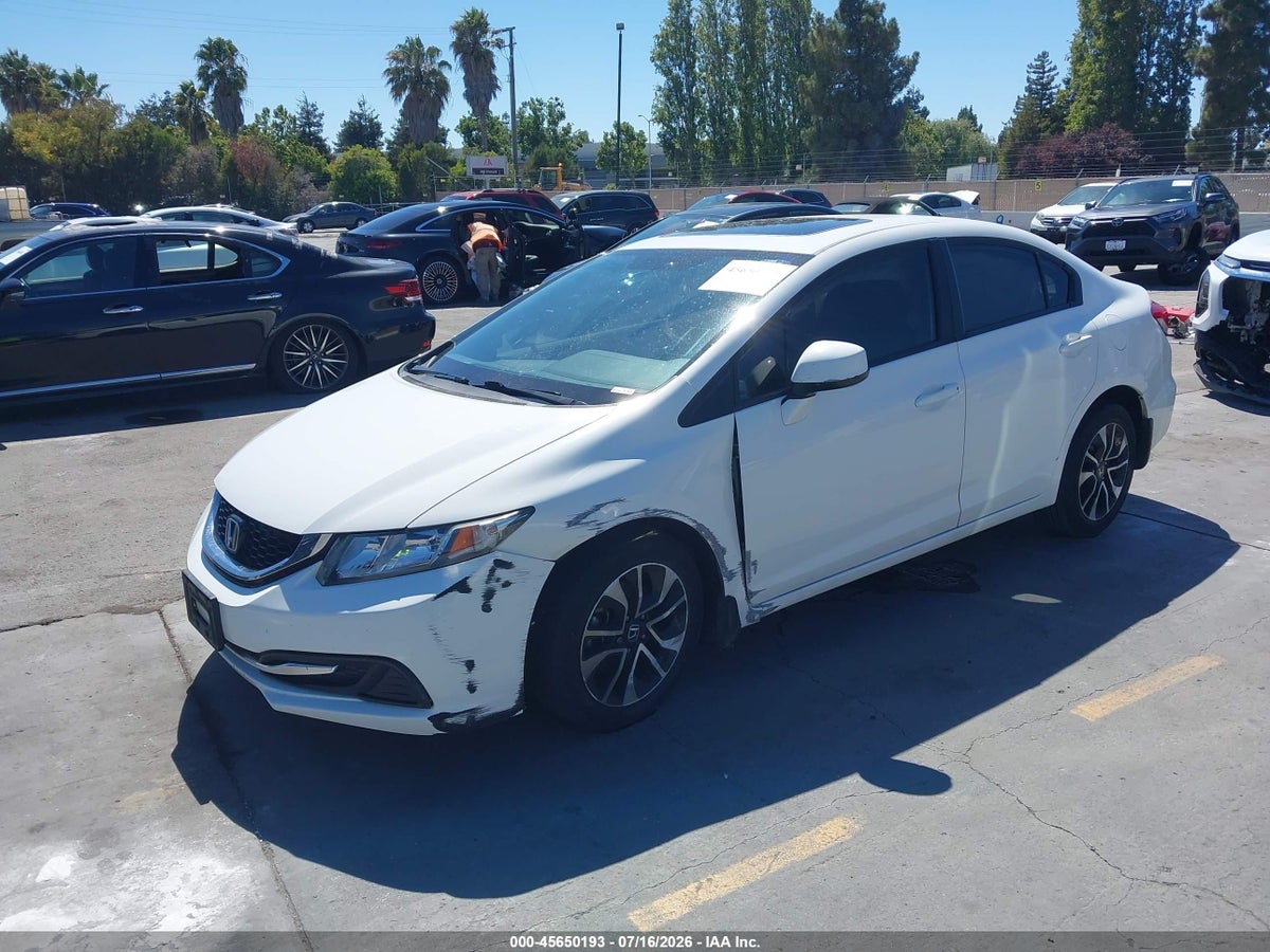 2013 HONDA CIVIC EX — снимка 2