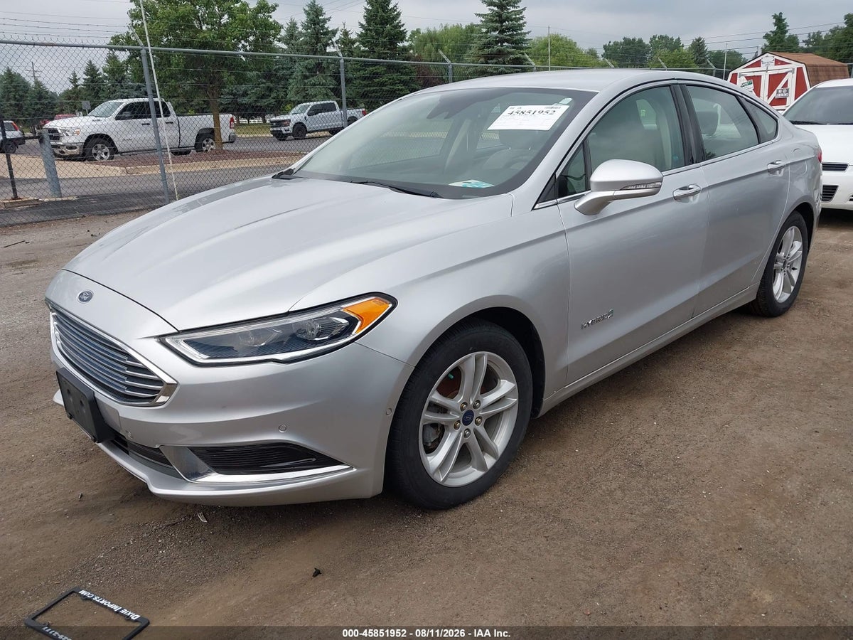 2018 FORD FUSION HYBRID SE — снимка 2