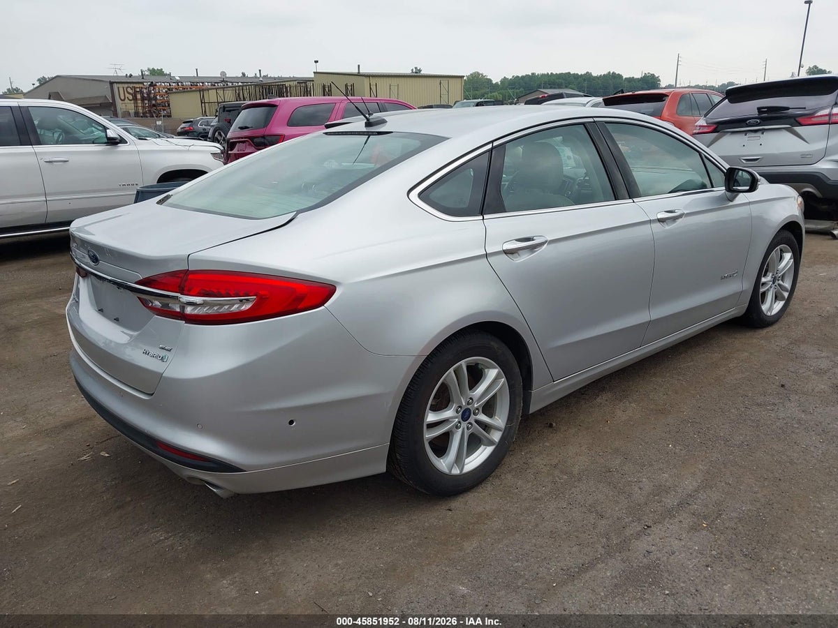 2018 FORD FUSION HYBRID SE — снимка 4
