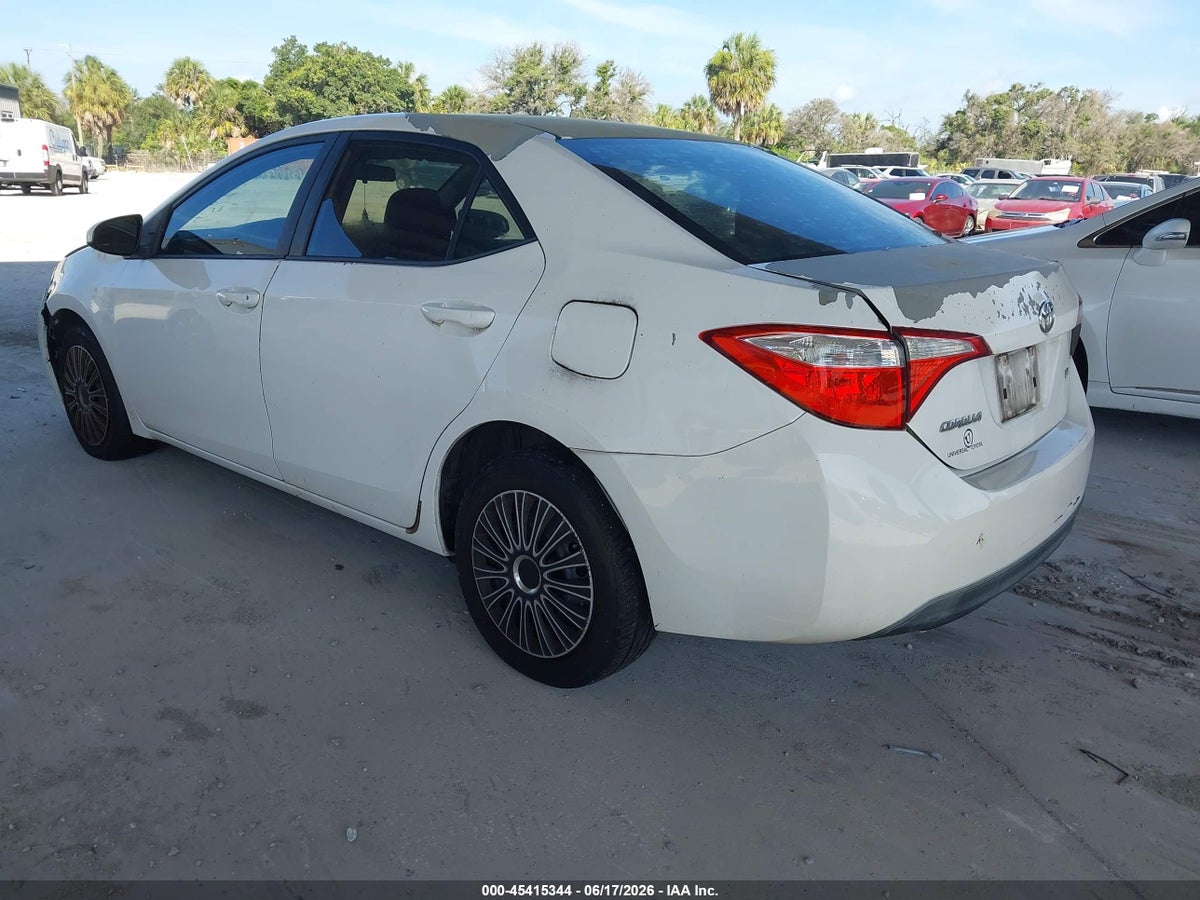 2014 TOYOTA COROLLA LE — снимка 3