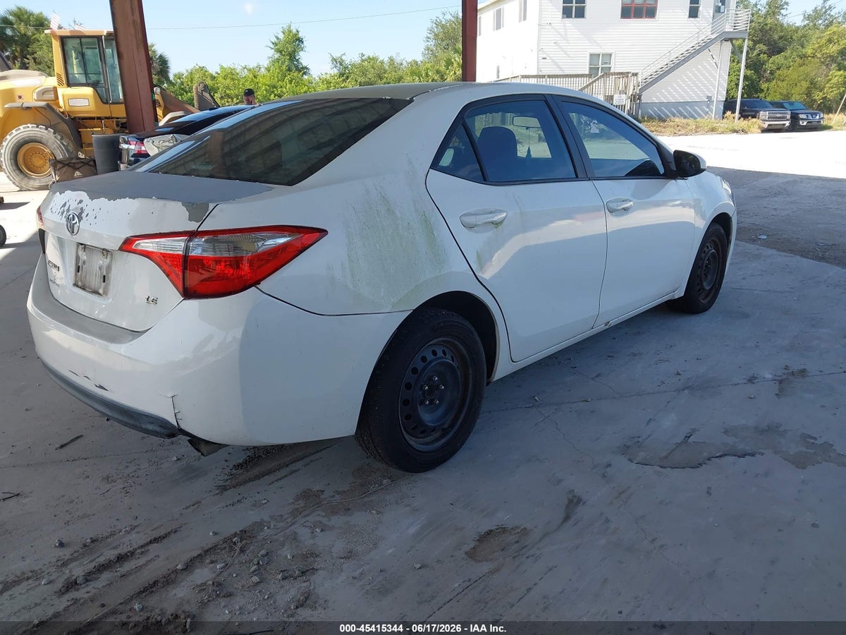2014 TOYOTA COROLLA LE — снимка 4