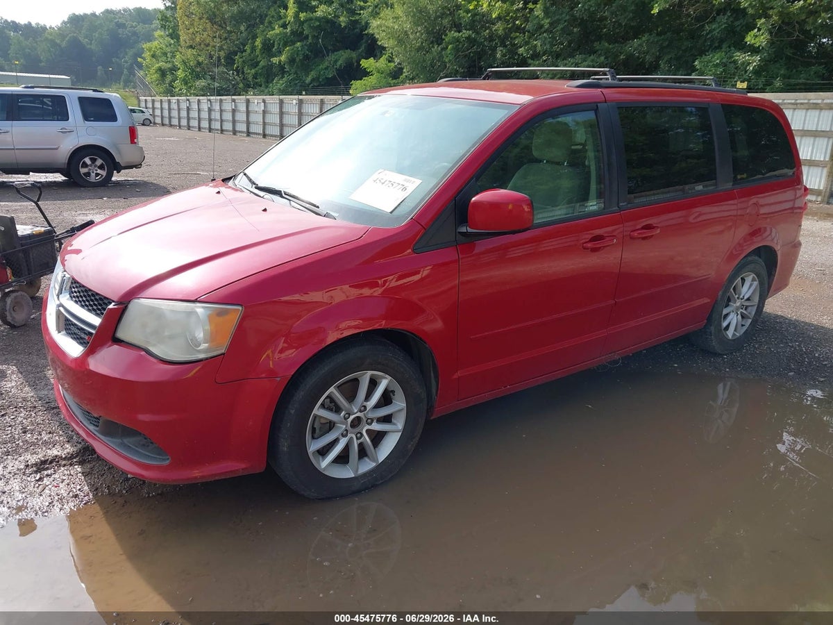 2014 DODGE GRAND CARAVAN SXT — снимка 2