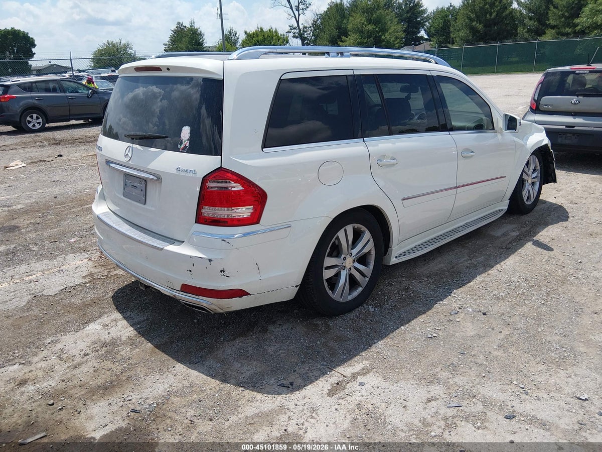 2012 MERCEDES-BENZ GL 450 4MATIC — снимка 4