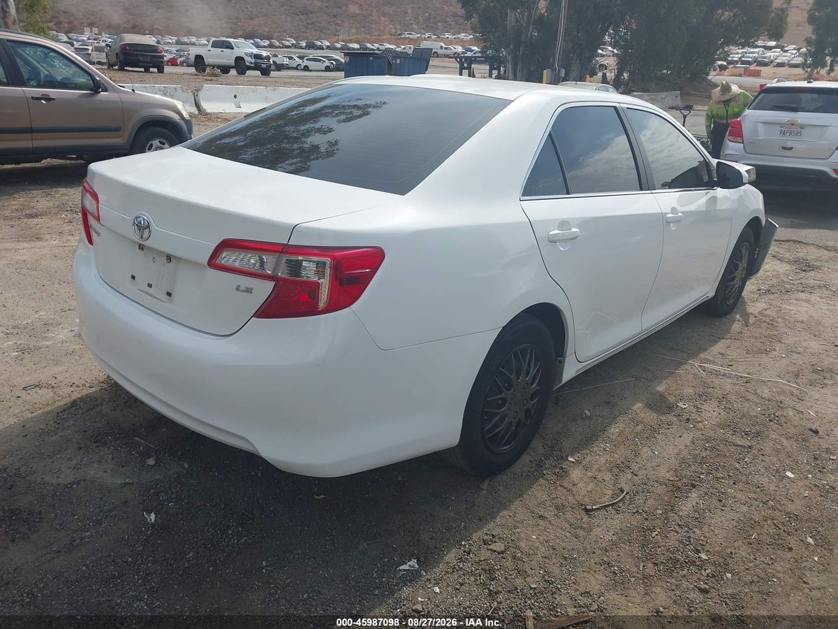 2012 TOYOTA CAMRY LE — снимка 4