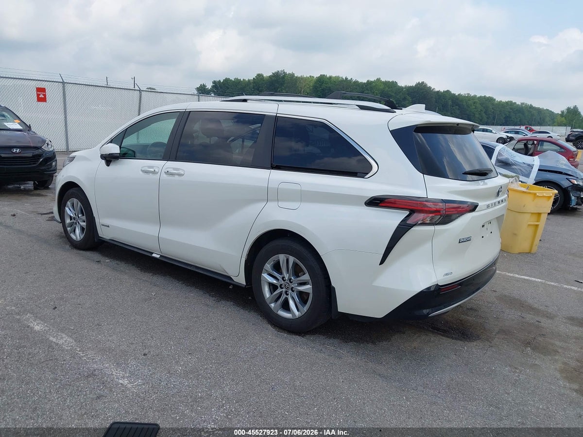 2021 TOYOTA SIENNA LIMITED — снимка 3