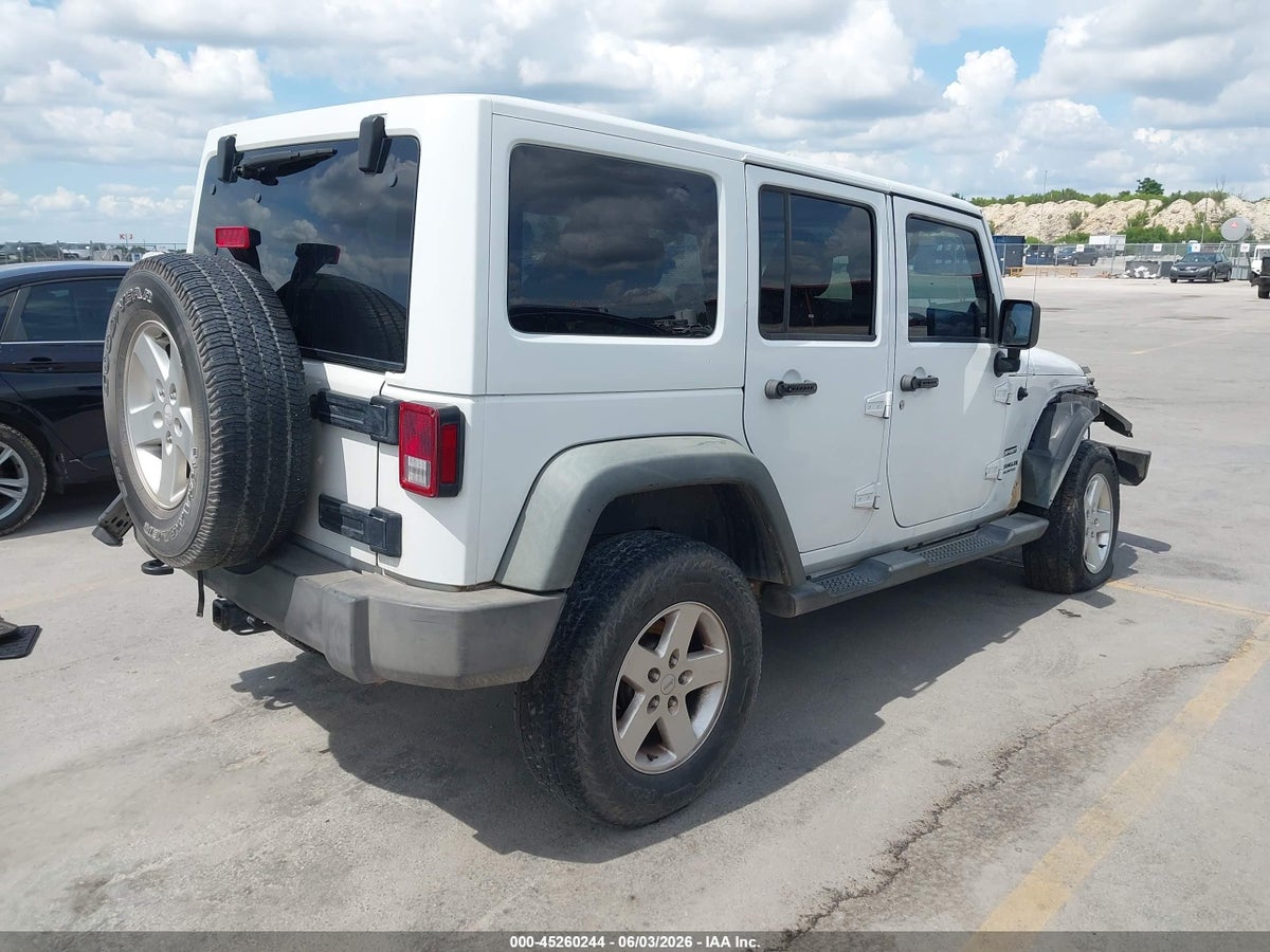 2014 JEEP WRANGLER UNLIMITED SPORT — снимка 4