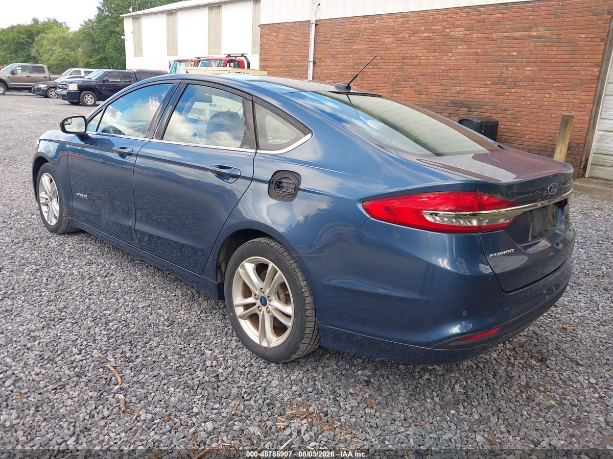 2018 FORD FUSION HYBRID SE — снимка 3