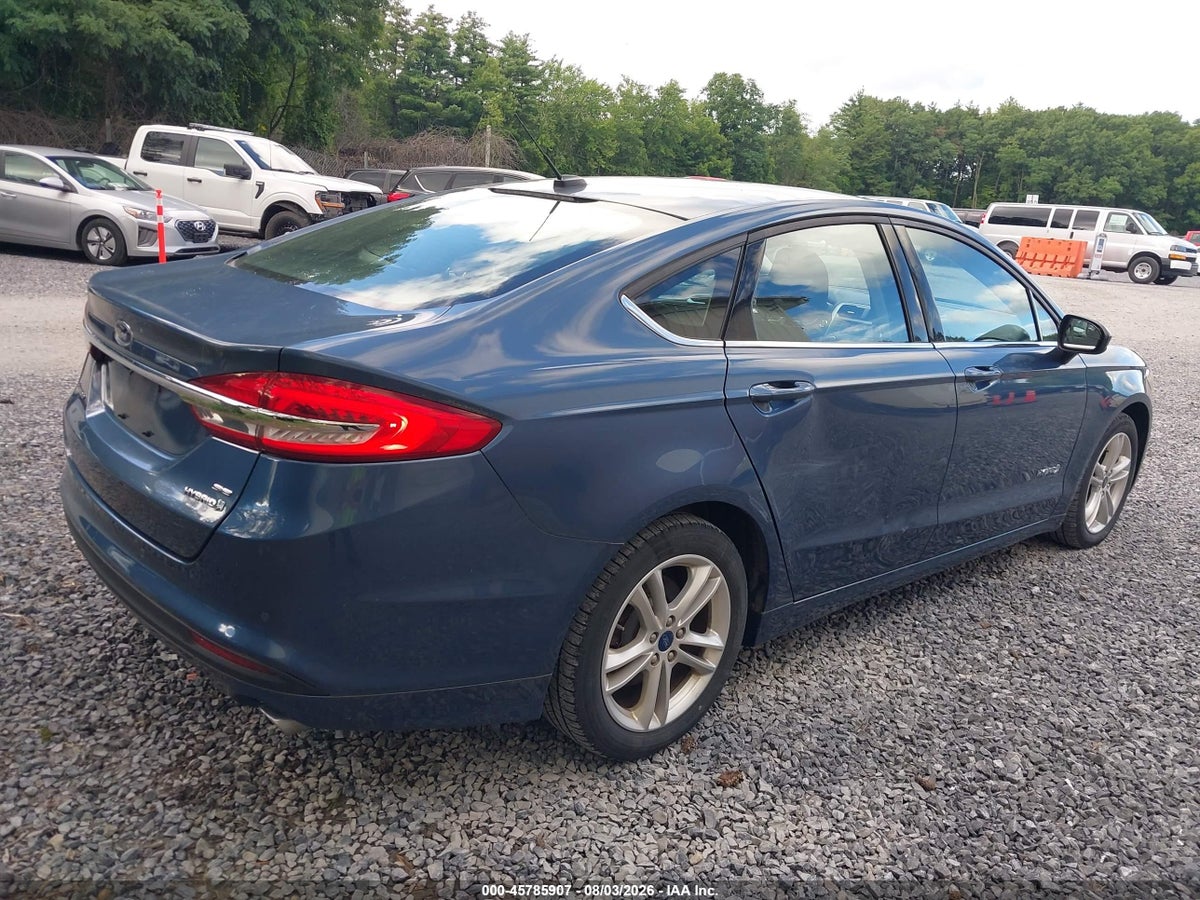 2018 FORD FUSION HYBRID SE — снимка 4