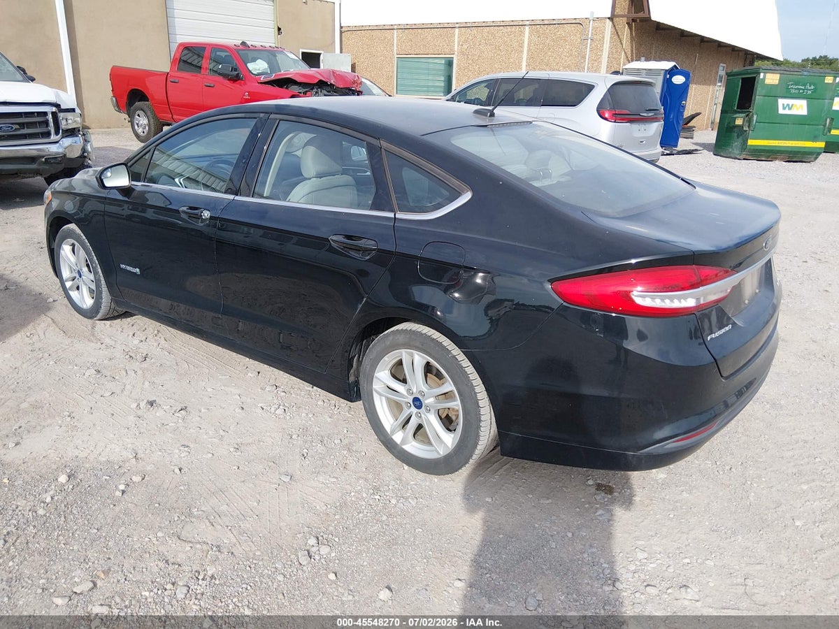 2018 FORD FUSION HYBRID S — снимка 3