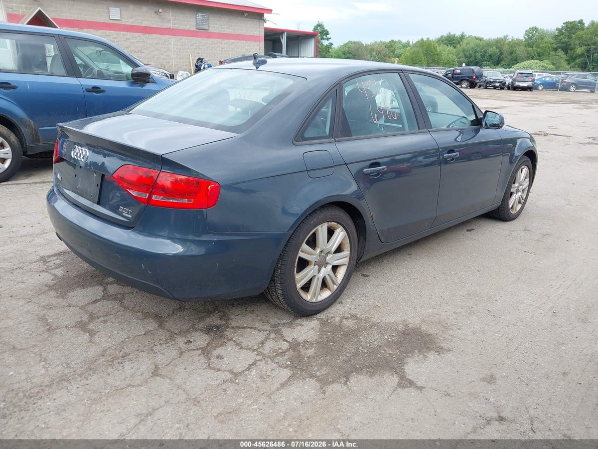 2010 AUDI A4 2.0T PREMIUM — снимка 4