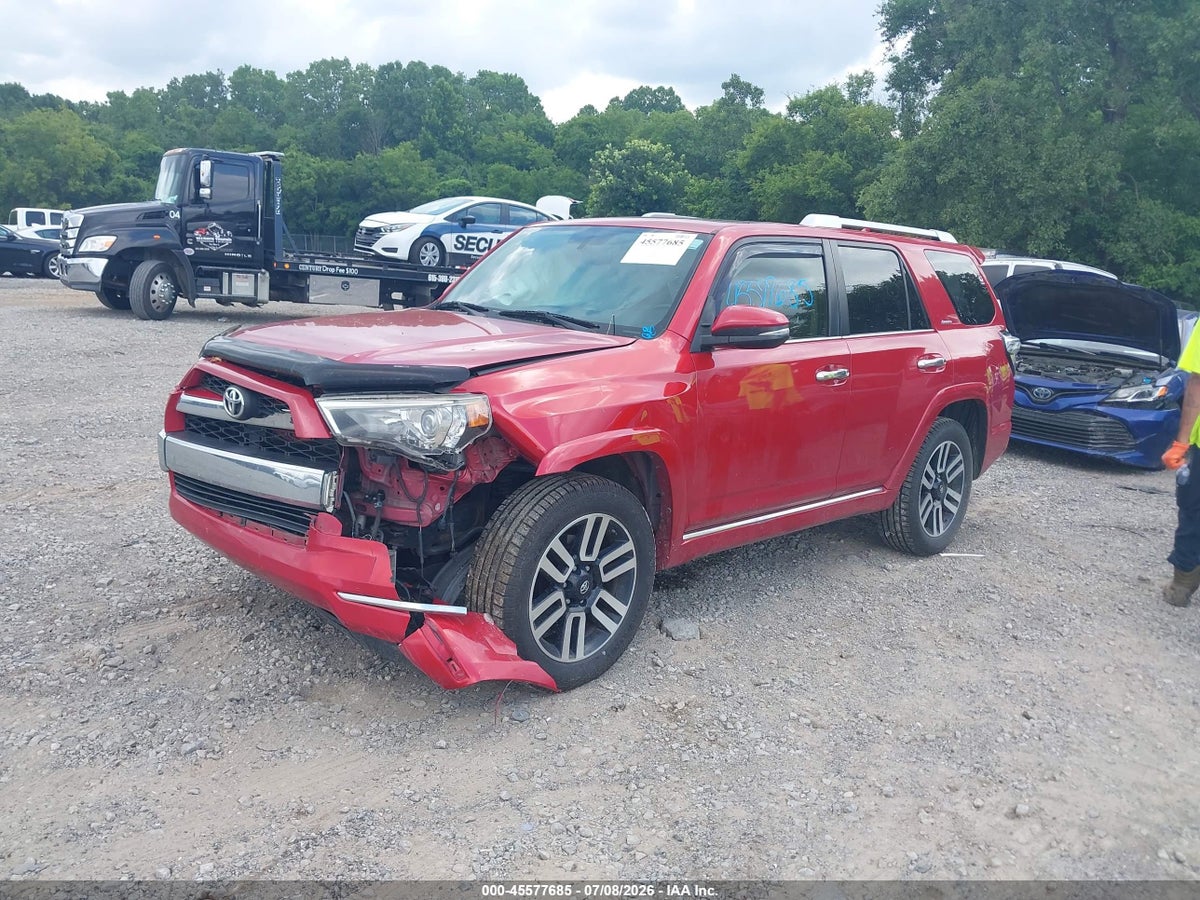 2016 TOYOTA 4RUNNER LIMITED — снимка 2