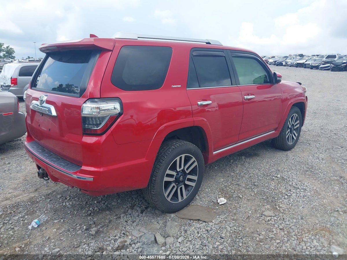 2016 TOYOTA 4RUNNER LIMITED — снимка 4