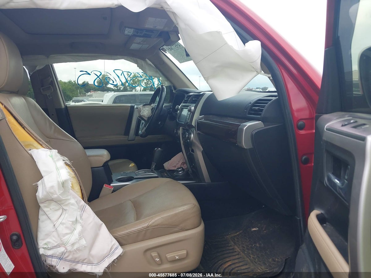 2016 TOYOTA 4RUNNER LIMITED — снимка 5