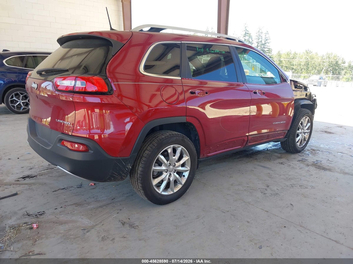 2017 JEEP CHEROKEE LIMITED — снимка 4