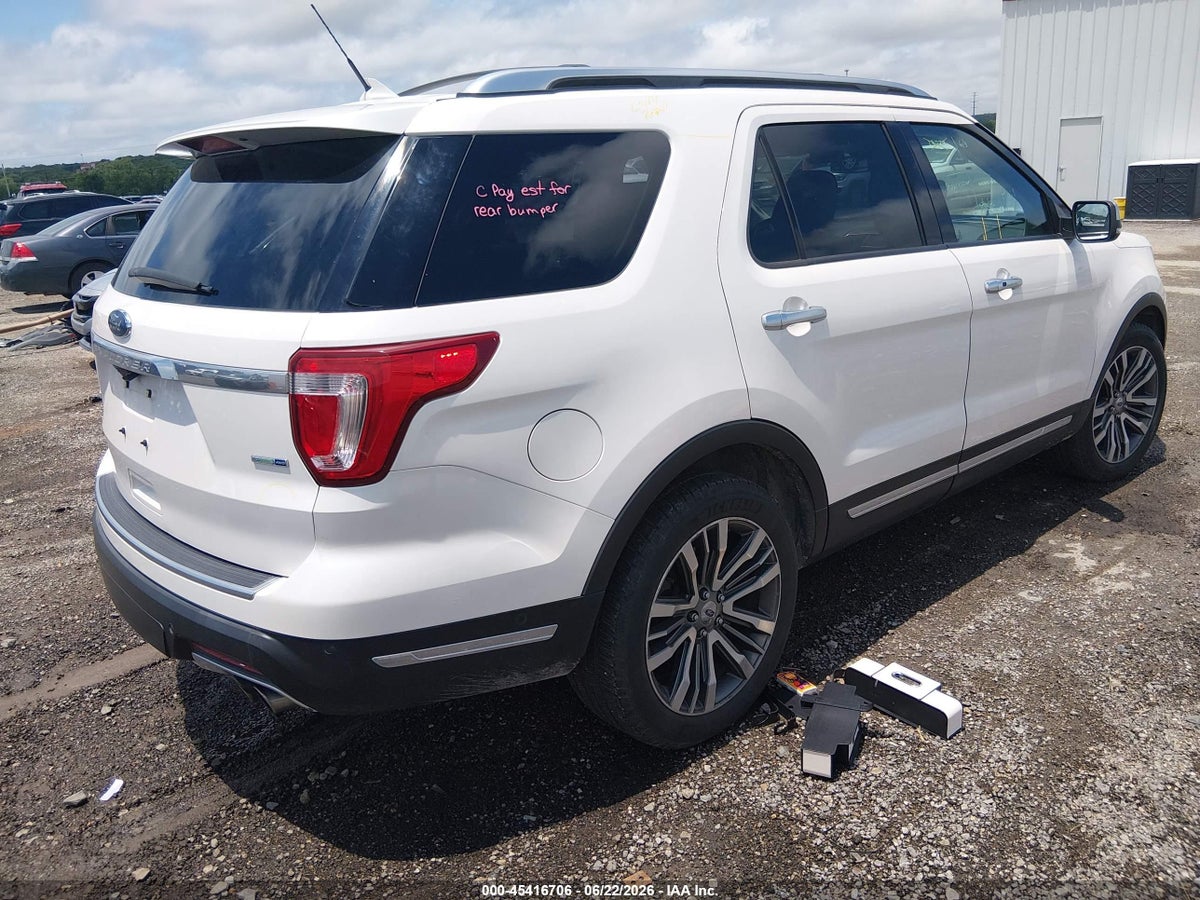2018 FORD EXPLORER PLATINUM — снимка 4