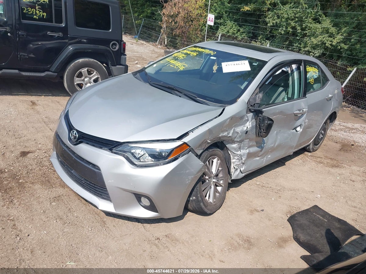 2015 TOYOTA COROLLA L/LE/LE PLS/PRM/S/S PLS — снимка 2