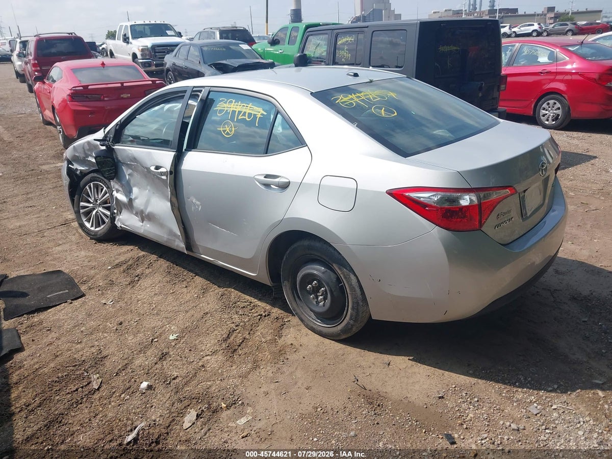 2015 TOYOTA COROLLA L/LE/LE PLS/PRM/S/S PLS — снимка 3