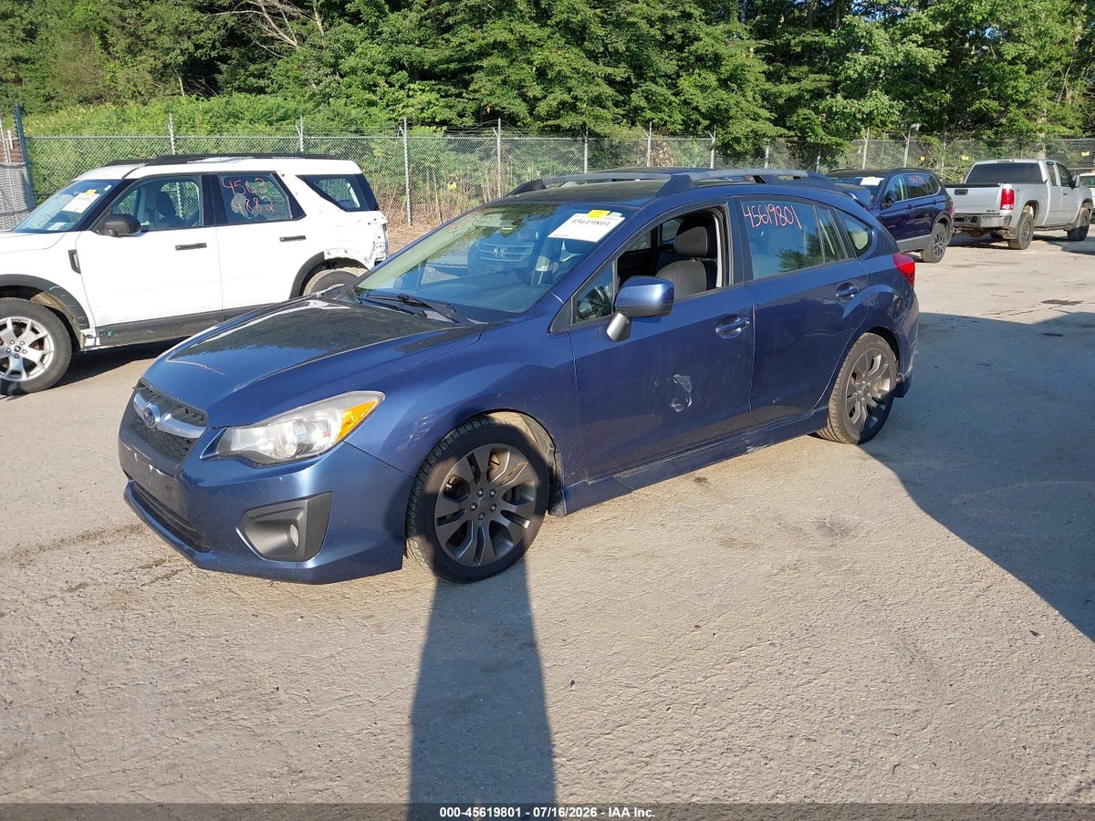 2012 SUBARU IMPREZA 2.0I SPORT LIMITED — снимка 2