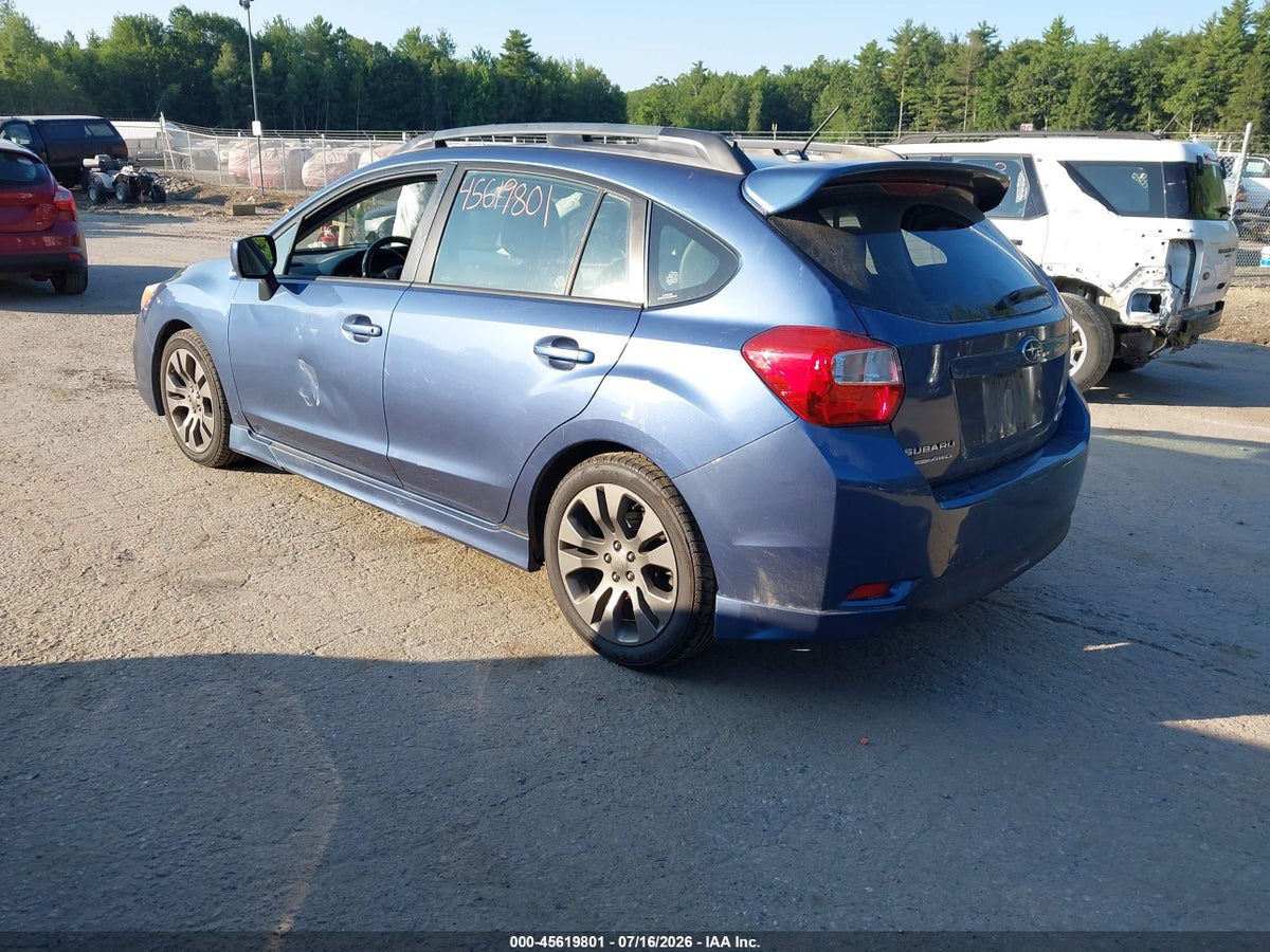 2012 SUBARU IMPREZA 2.0I SPORT LIMITED — снимка 3