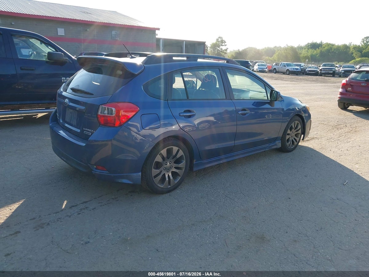 2012 SUBARU IMPREZA 2.0I SPORT LIMITED — снимка 4