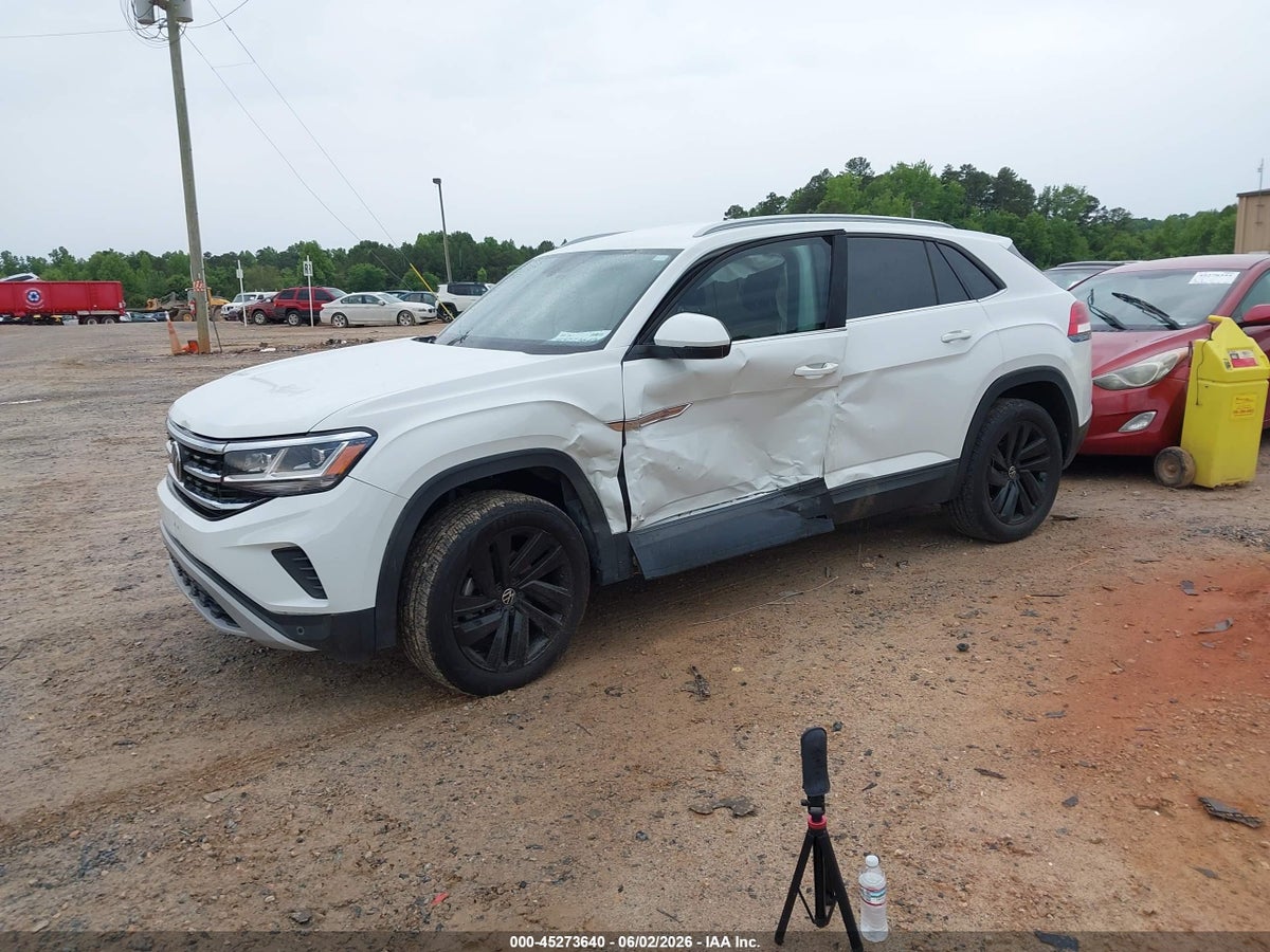 2022 VOLKSWAGEN ATLAS CROSS SPORT 3.6L V6 SE W/TECHNOLOGY — снимка 2