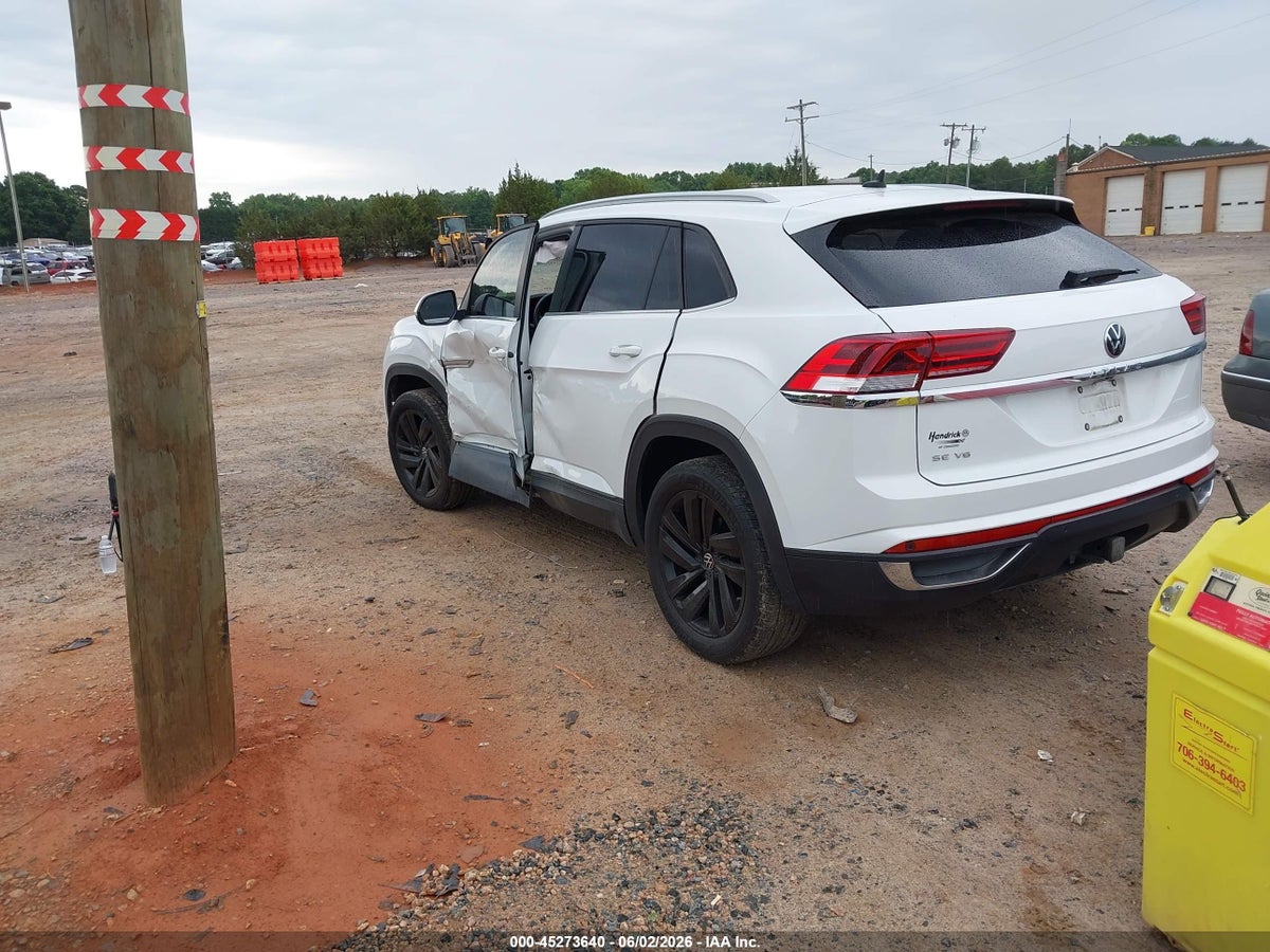 2022 VOLKSWAGEN ATLAS CROSS SPORT 3.6L V6 SE W/TECHNOLOGY — снимка 3