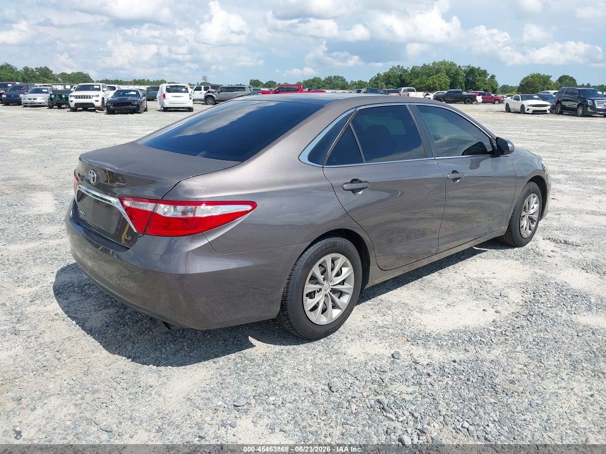 2016 TOYOTA CAMRY LE — снимка 4