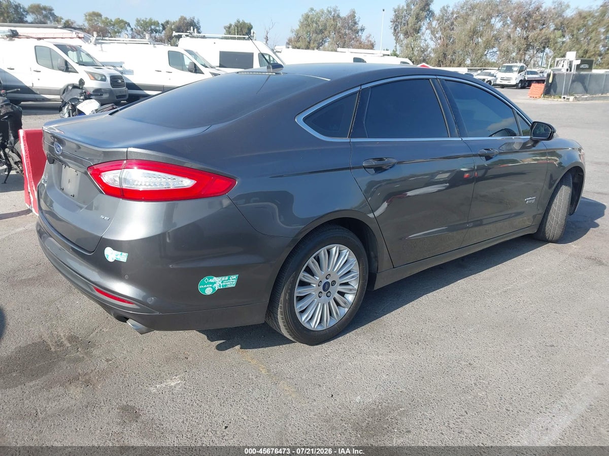 2016 FORD FUSION ENERGI SE LUXURY — снимка 4