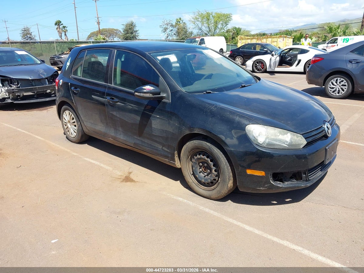 2012 VOLKSWAGEN GOLF 2.5L 4-DOOR