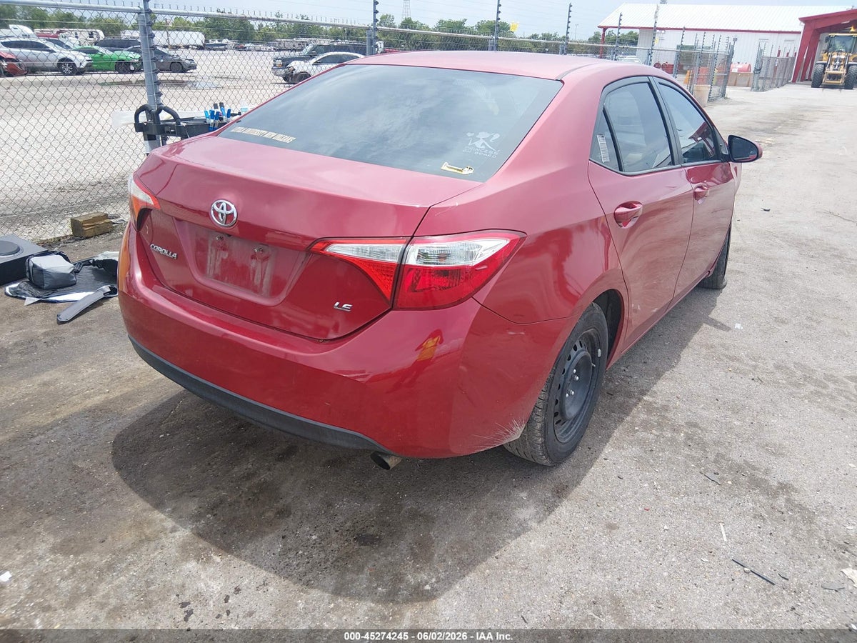 2016 TOYOTA COROLLA LE — снимка 4