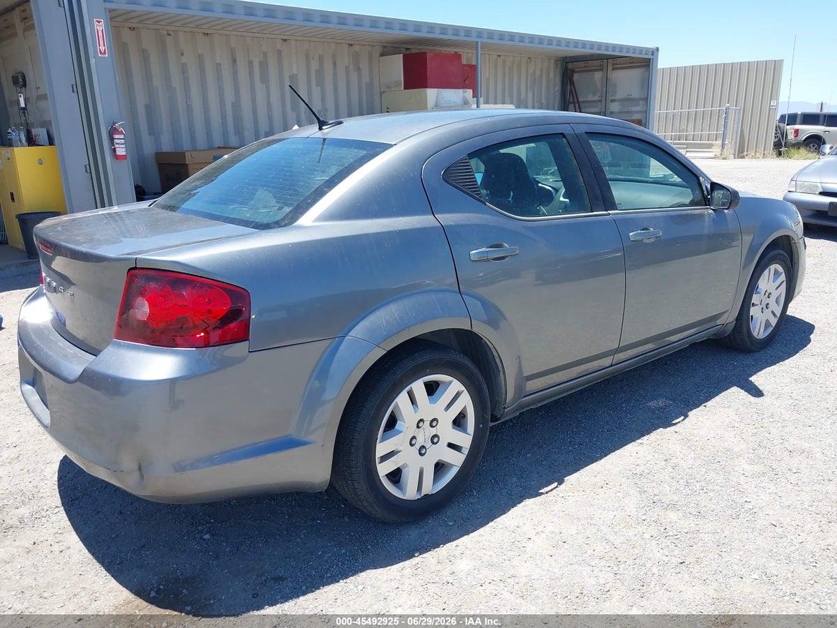 2013 DODGE AVENGER SE — снимка 4