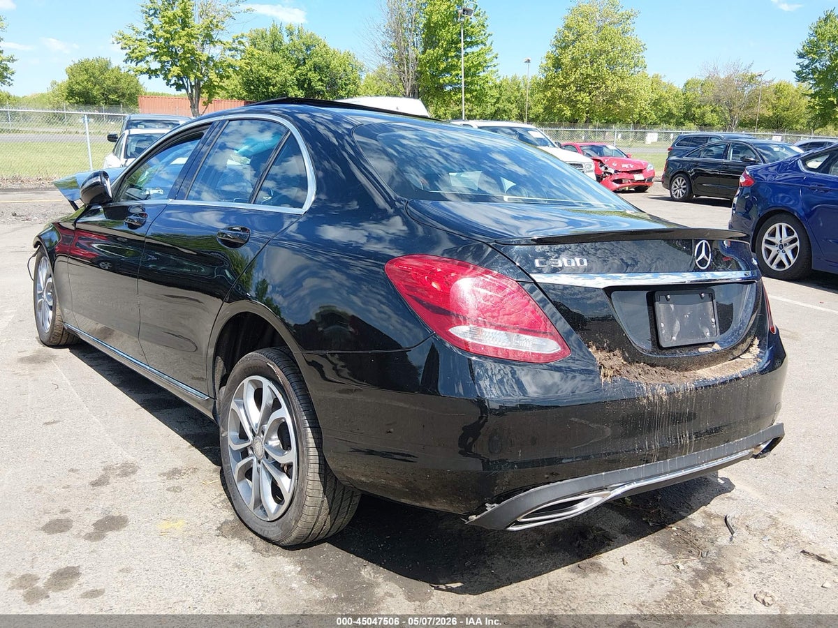 2016 MERCEDES-BENZ C-CLASS C 300 — снимка 3