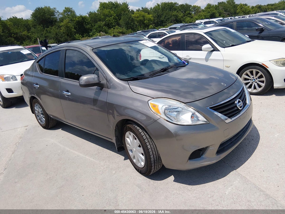2012 NISSAN VERSA 1.6 SV