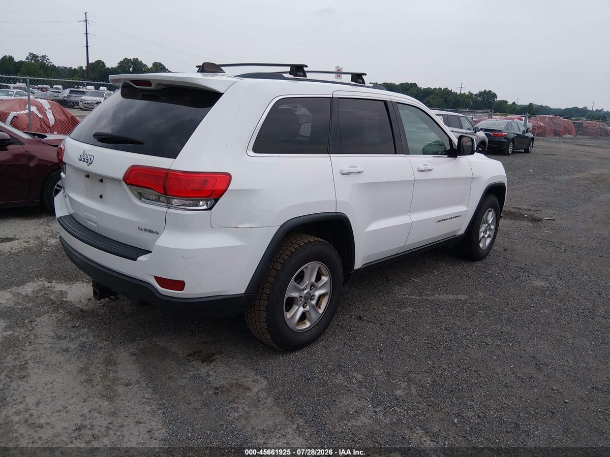 2016 JEEP GRAND CHEROKEE LAREDO — снимка 4