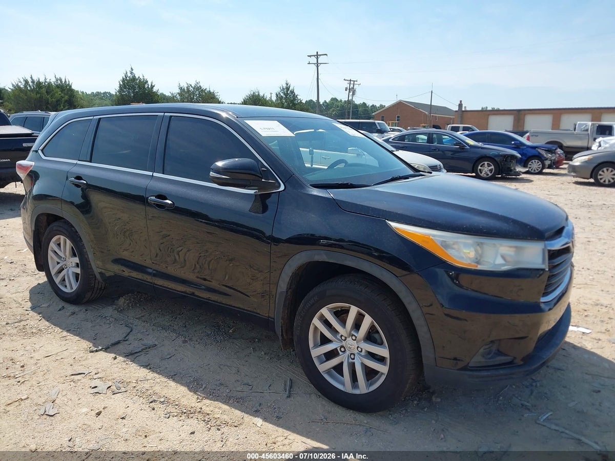 2014 TOYOTA HIGHLANDER LE V6
