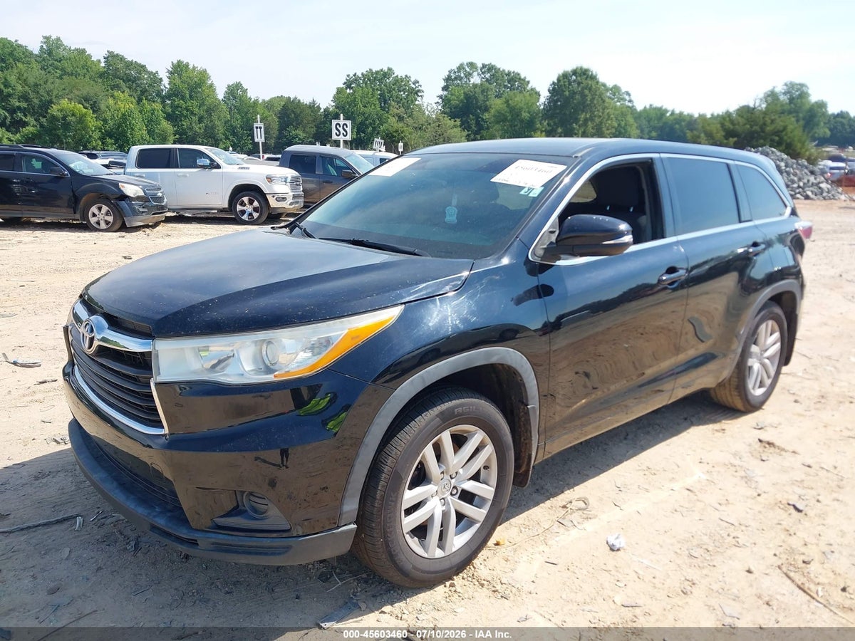 2014 TOYOTA HIGHLANDER LE V6 — снимка 2