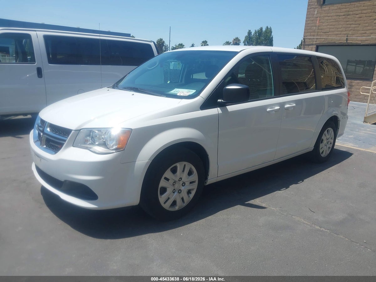 2018 DODGE GRAND CARAVAN SE — снимка 2
