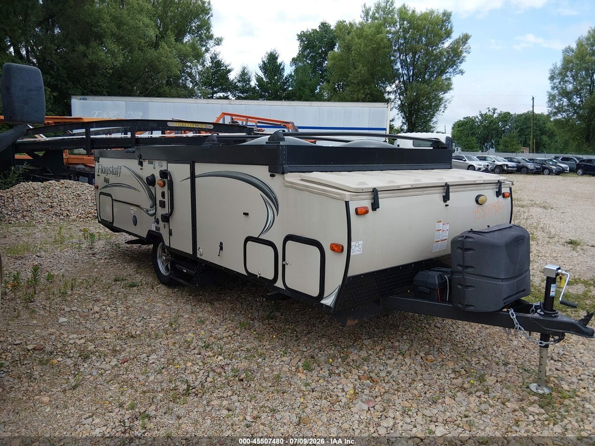2018 FOREST RIVER FLAGSTAFF 21QBHW CLASSIC POP UP CAMPER