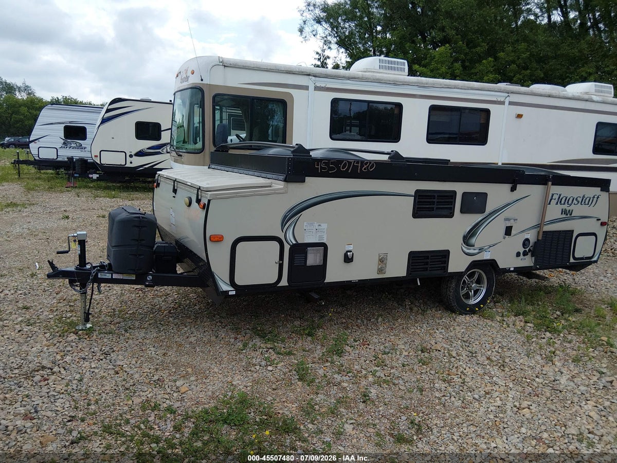 2018 FOREST RIVER FLAGSTAFF 21QBHW CLASSIC POP UP CAMPER — снимка 2