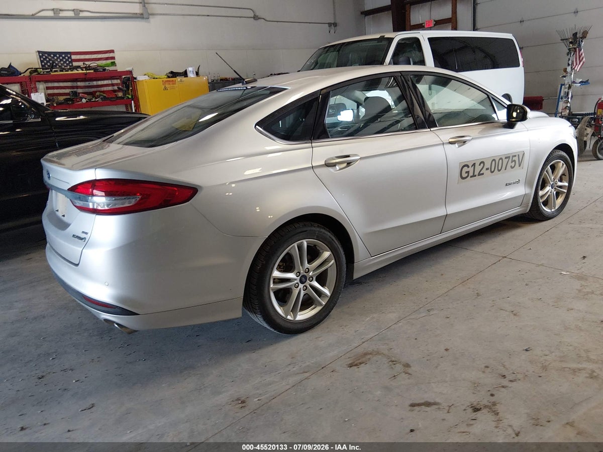 2018 FORD FUSION HYBRID SE — снимка 4