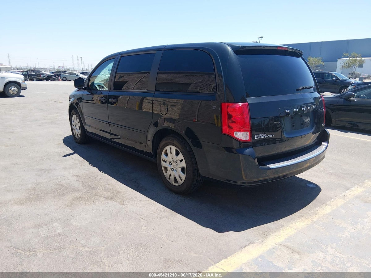 2017 DODGE GRAND CARAVAN SE — снимка 3